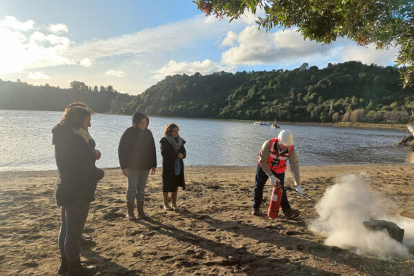 Plan comunitario para la prevención de riesgos de incendios en el Sitio Patrimonio Mundial Iglesias de Chiloé