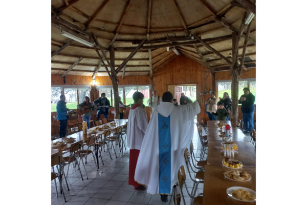 Obra de emergencia paramentos laterales y culata Iglesia Nuestra Señora del Rosario de Chonchi