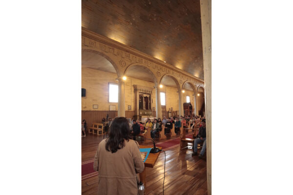 Reparación lado norte techumbre Iglesia Nuestra Señora del Rosario de Chonchi