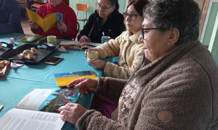 grupo de personas revisando libro